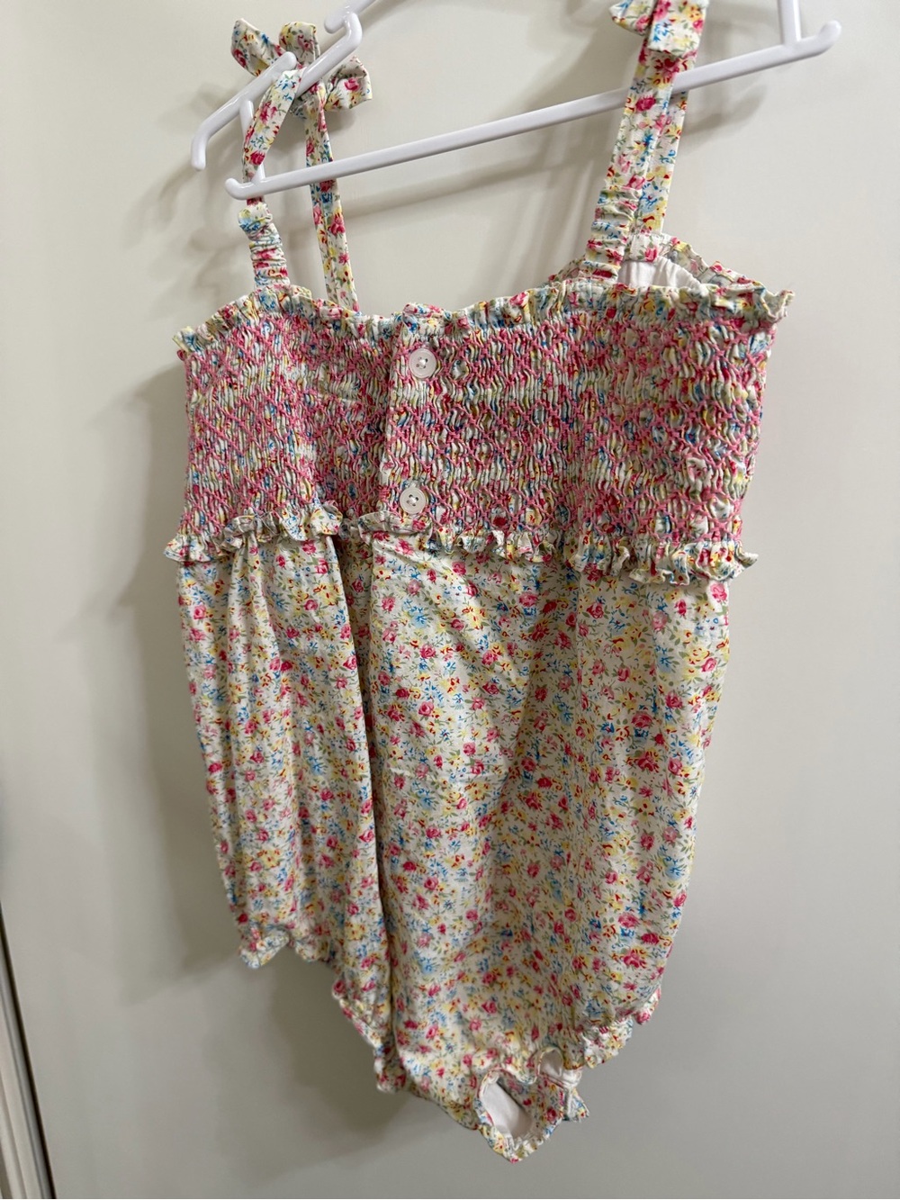Rachel Riley Cream Floral romper - Picture 6 of 6